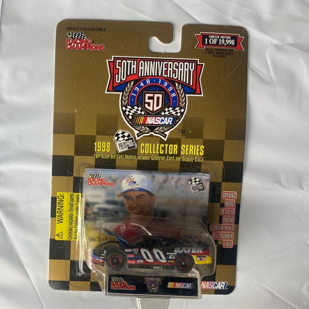 1998 NASCAR 50th Anniversary Dale Earnhardt 00‎ Checker Flag Diecast 1 of 19998
